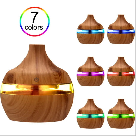 Humidifier Electric Aroma Air Diffuser Wood